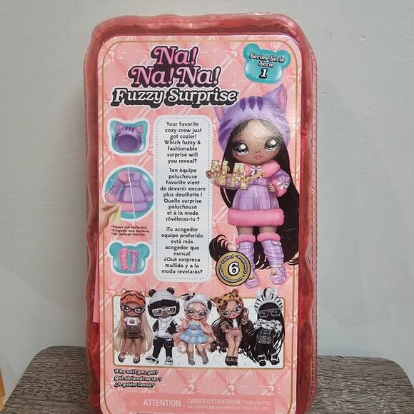 Na! Na! Na! Fuzzy Surprise Series 1 Tiger Linda 7 Fashion Doll Tiger NWT - Picture 3 of 7